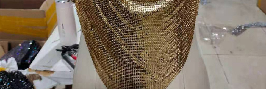 Fashion Gold Metal Shiny Chain Halter Tank Top,Tank Tops & Camis