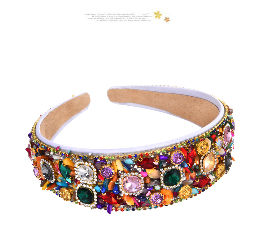 Fashion Color Fabric Alloy Diamond Headband,Head Band