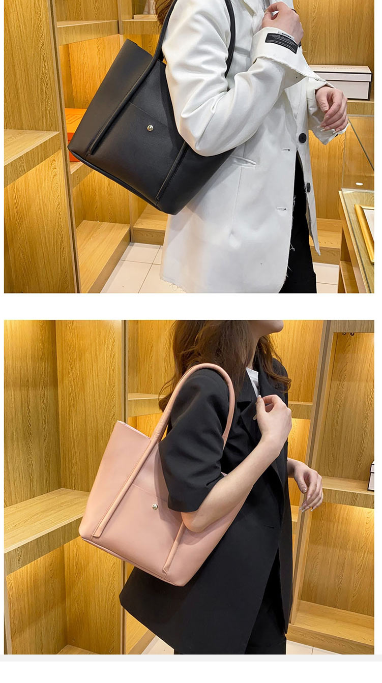 Fashion Red-brown Pu Large Capacity Handbag,Handbags