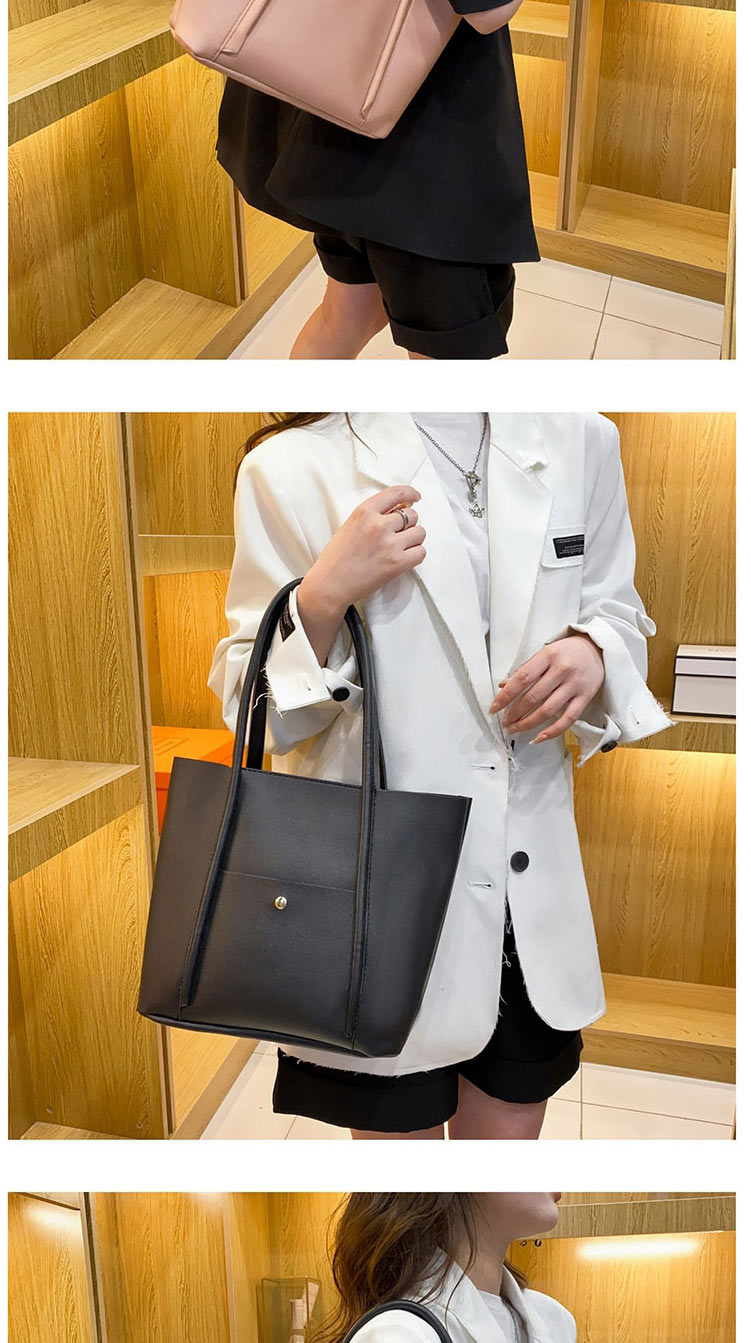Fashion White Pu Large Capacity Handbag,Handbags