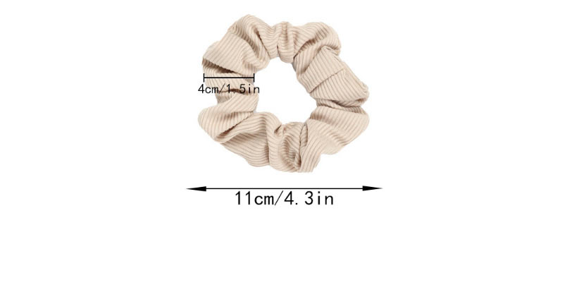 Fashion Grey Striped Knitted Crinkle Headband,Hair Ring