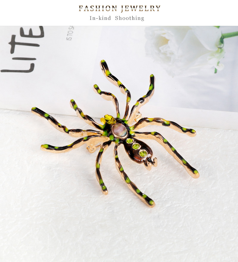 Fashion Gold Alloy Geometry Spider Brooch,Korean Brooches