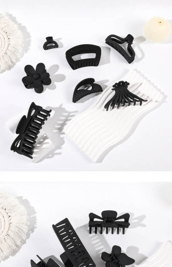 Fashion 3.5cm Round Resin Frosted Round Gripper,Hair Claws