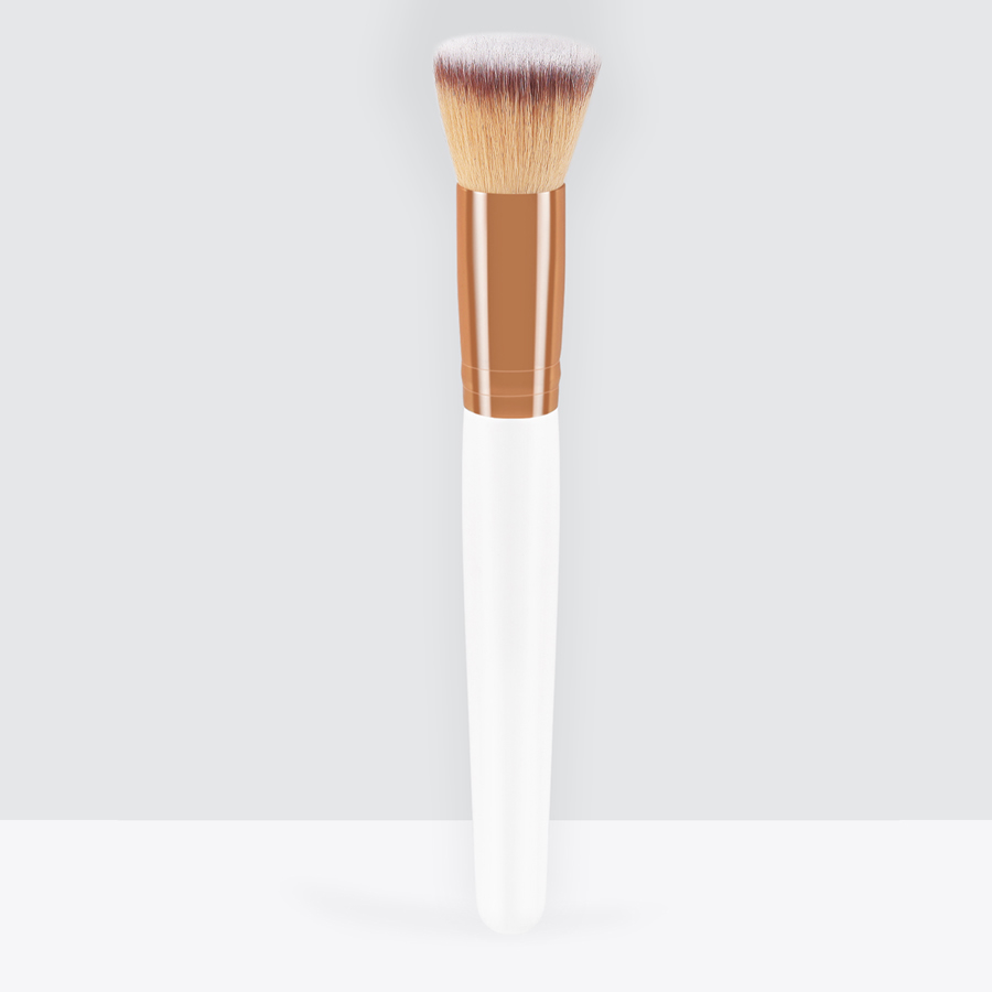 Fashion White Single White Flat Powder Powder Makeup Brush,Beauty tools