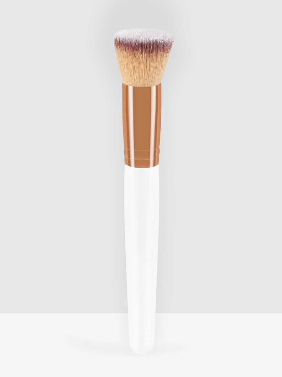 Fashion White Single White Flat Powder Powder Makeup Brush,Beauty tools
