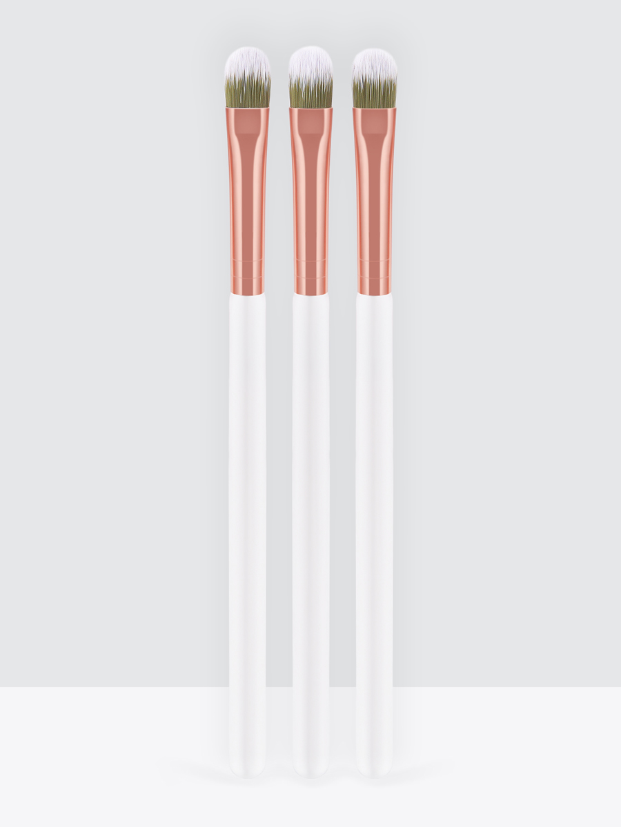 Fashion White 3 White Concealer Brushes,Beauty tools
