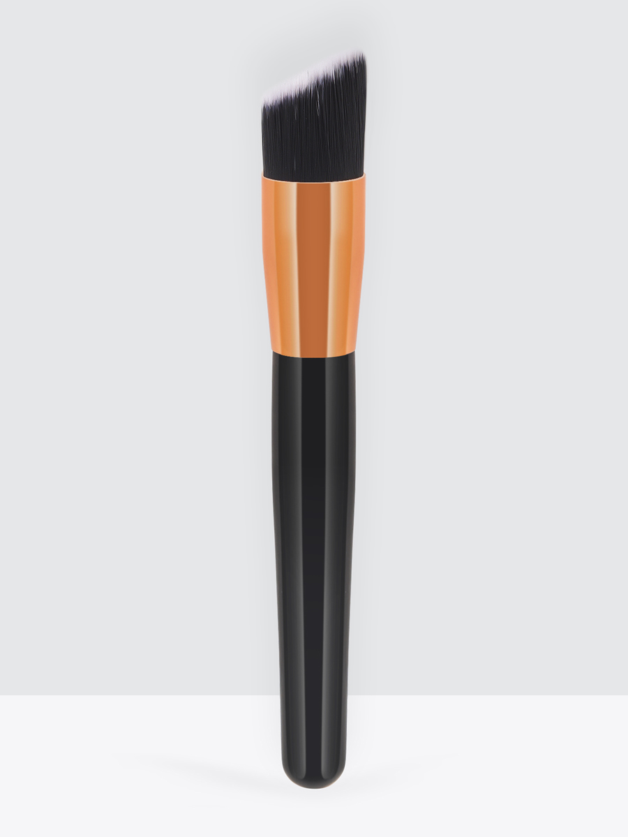 Fashion Black Single Flat Oblique Loose Powder Brush,Beauty tools