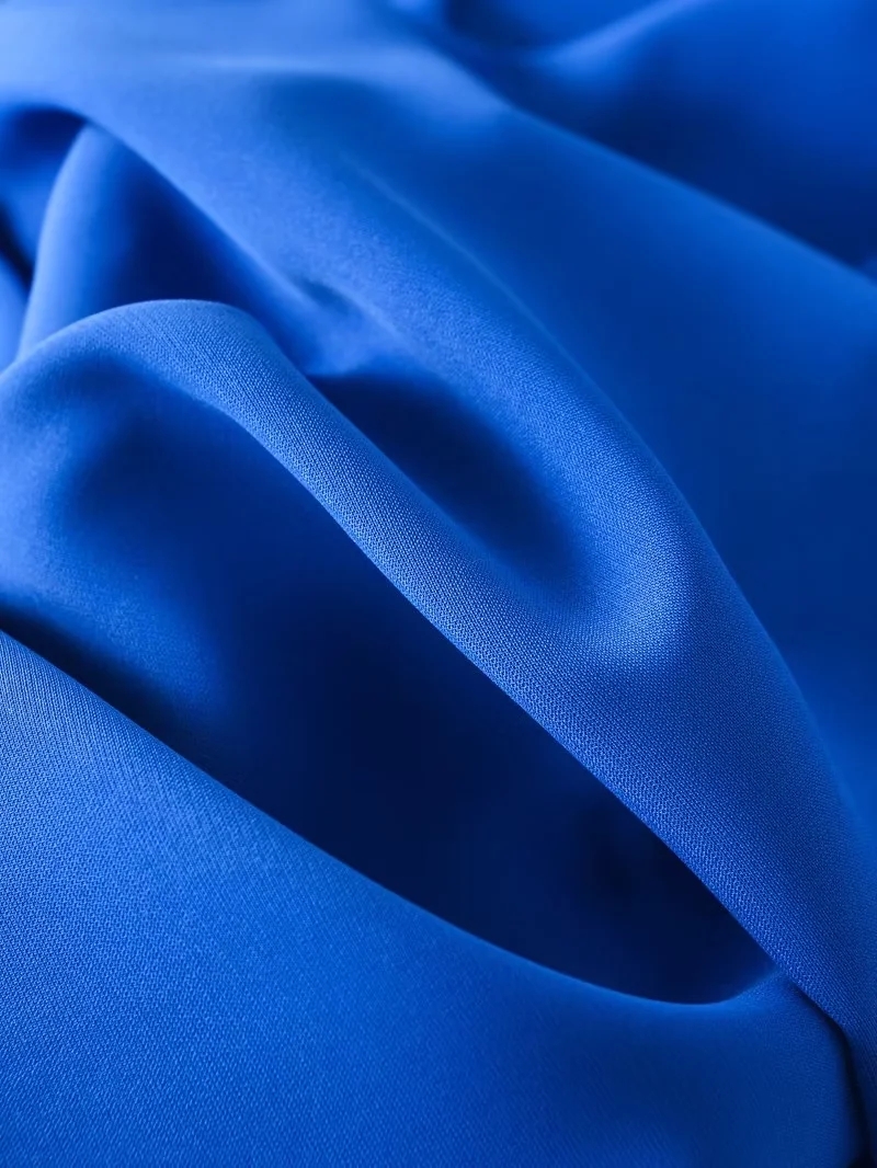 Fashion Blue Lapel Buttoned Shirt,Blouses