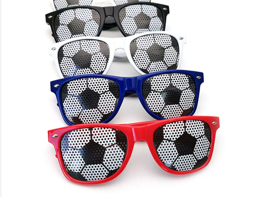 Fashion Blue Frame Football Pc Football Square Large Frame Eyelet Sunglasses,Women Sunglasses