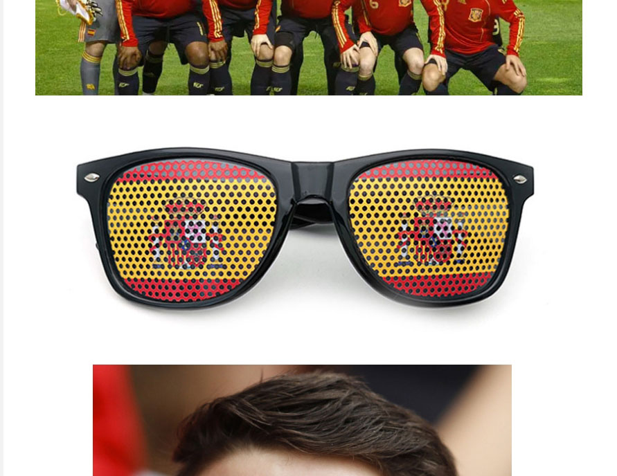 Fashion Black Frame Football Pc Football Square Large Frame Eyelet Sunglasses,Women Sunglasses