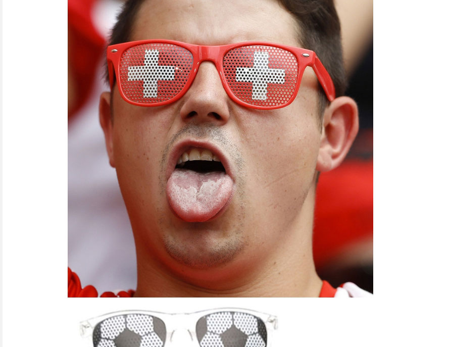 Fashion Transparent Frame Football Pc Football Square Large Frame Eyelet Sunglasses,Women Sunglasses
