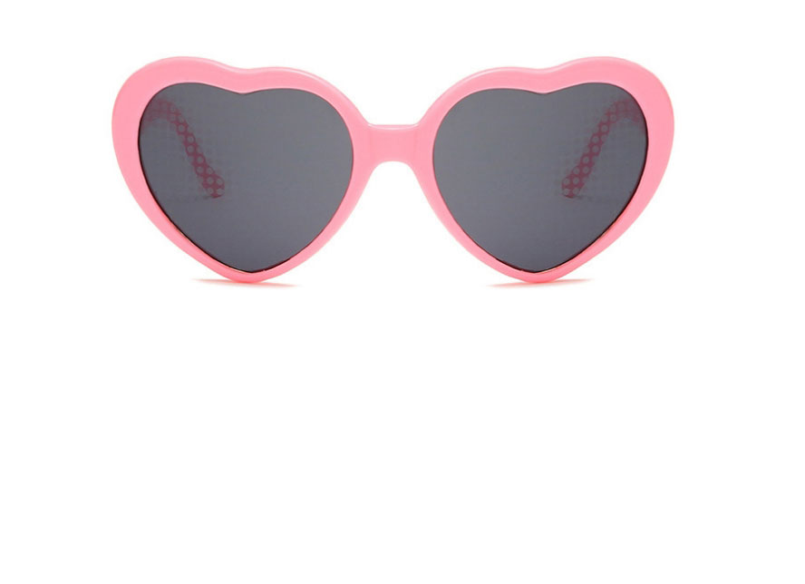 Fashion Blue Pc Love Special Effect Sunglasses,Women Sunglasses