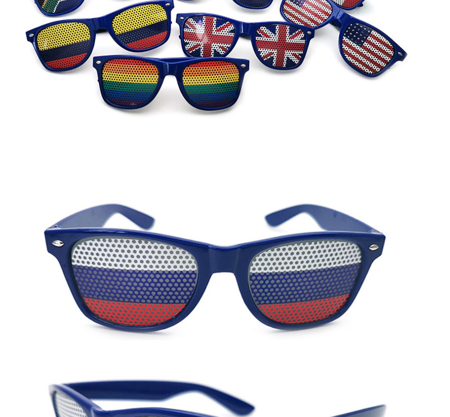 Fashion Rainbow Pc Square Large Frame Flag Sunglasses,Women Sunglasses