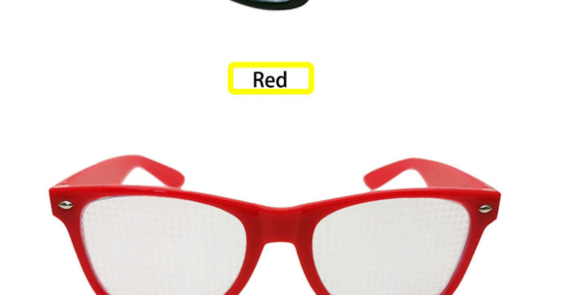 Fashion Red Box Diffractive Fireworks Square Large Frame Sunglasses,Women Sunglasses
