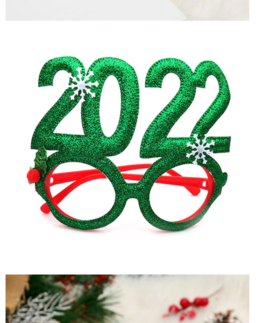 Fashion Green Non-woven 2022 Round Flat Mirror,Fashion Glasses