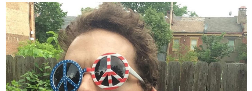 Fashion American Flag Peace Flag Shaped Flag Sunglasses,Women Sunglasses