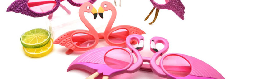 Fashion Glitter Flamingo Pc Glitter Flamingo Sunglasses,Women Sunglasses
