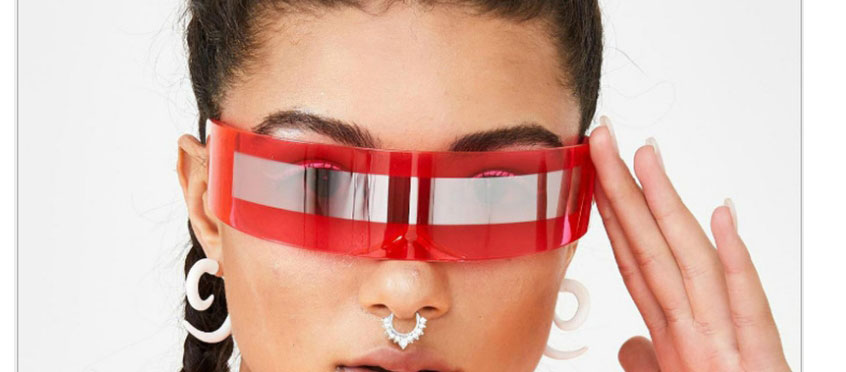 Fashion Red Pc All-in-one Sunglasses,Women Sunglasses