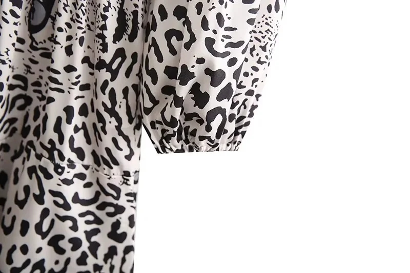 Fashion Leopard Print Leopard Print Dress,Long Dress