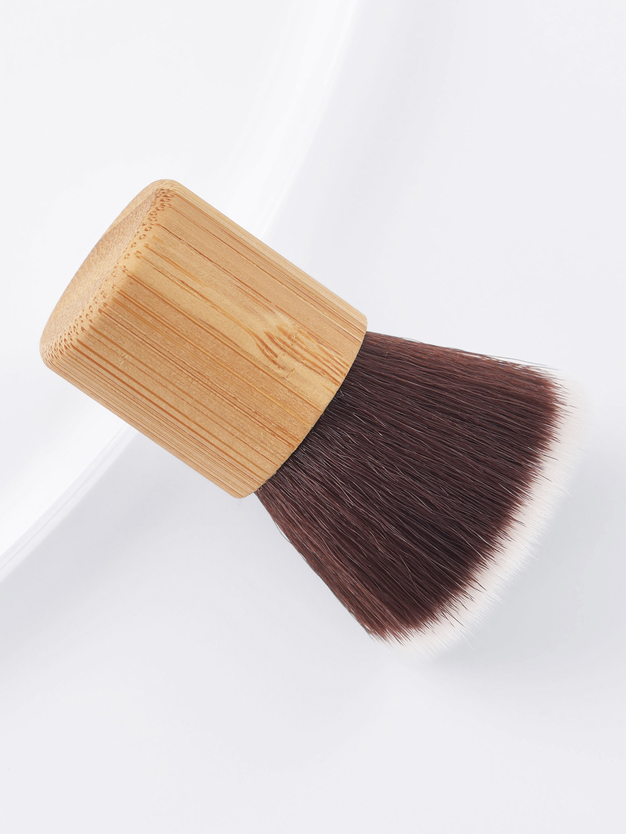 Fashion Wood Color Single Bamboo Handle Small Loose Powder Makeup Brush,Beauty tools