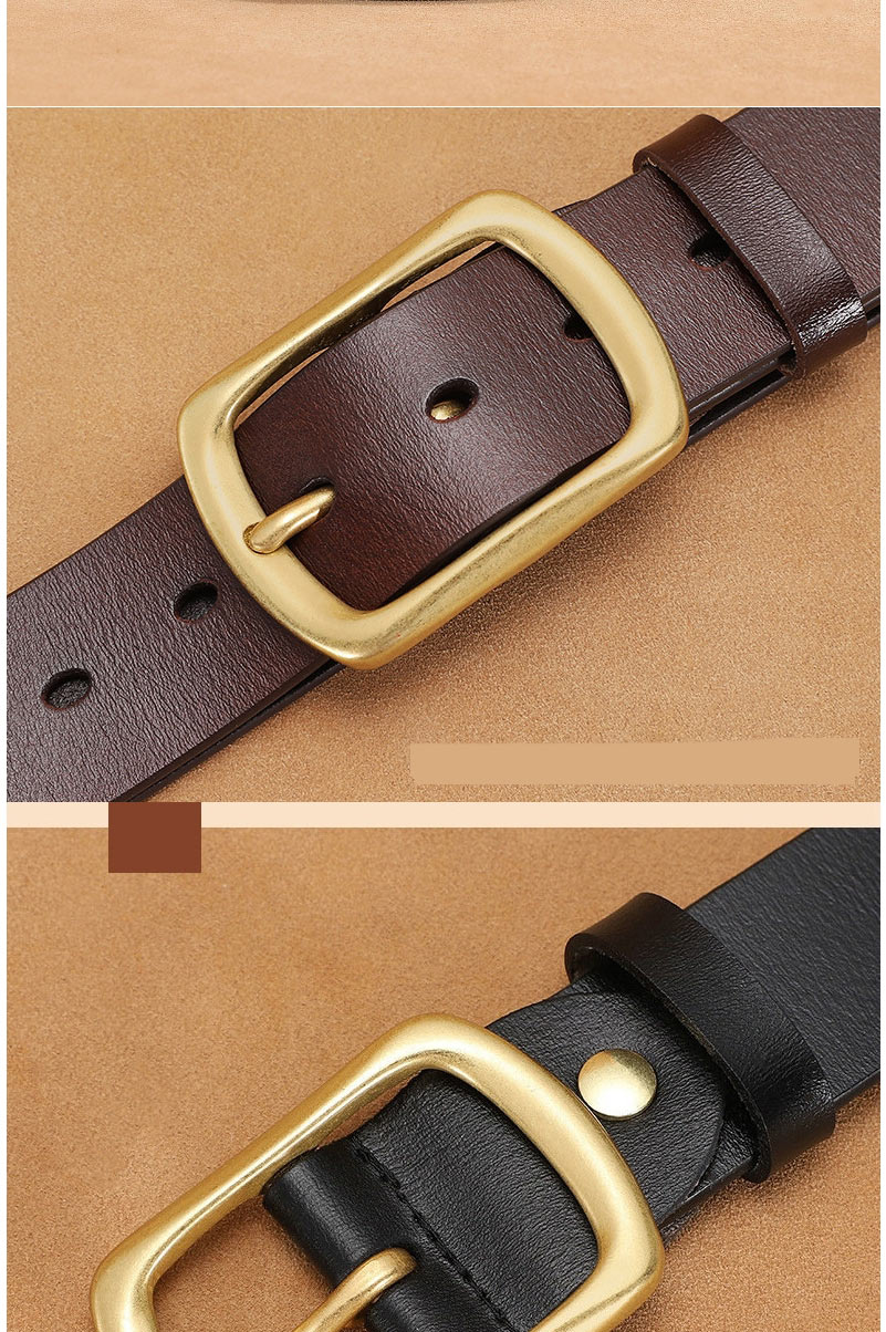 Fashion Black Leather Wide Belt With Metal Buckle,Wide belts