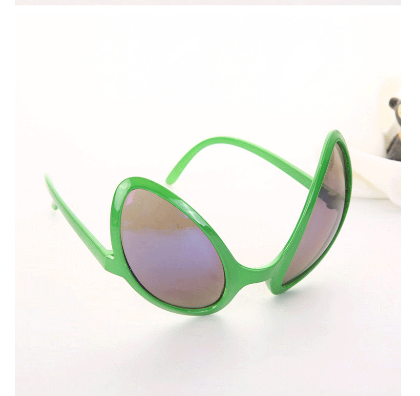 Fashion Green Alien Headband Alien Sunglasses,Women Sunglasses