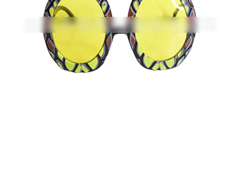 Fashion Grey Sliced ??pineapple Abs Pineapple Sunglasses,Women Sunglasses