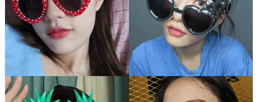 Fashion Ernie Little Yellowface Plastic Geometric Sunglasses,Women Sunglasses