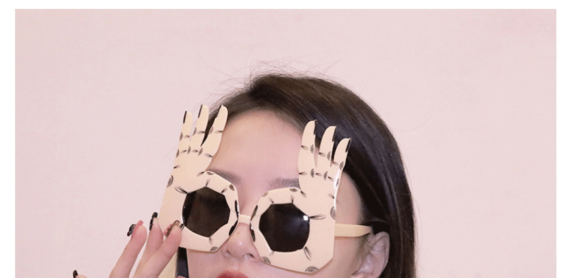 Fashion Ok Abs Finger Gesture Sunglasses,Women Sunglasses