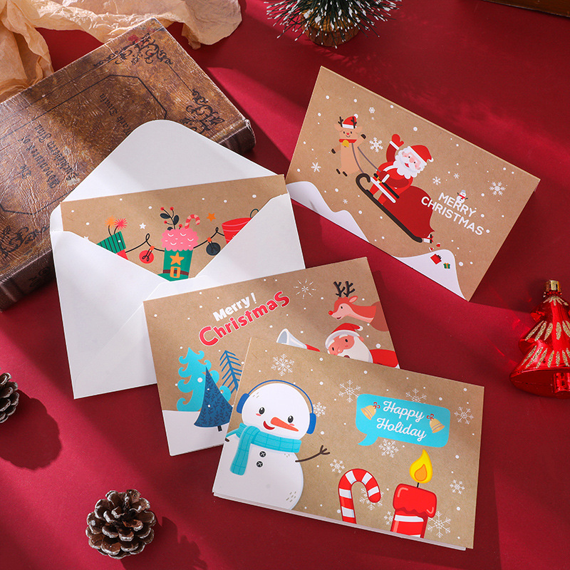 Fashion Send One At Random Christmas Printed Paper Bag,Postcard/Card