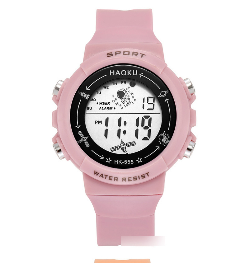 Fashion Purple Pu Geometric Round Dial Watch,Ladies Watches