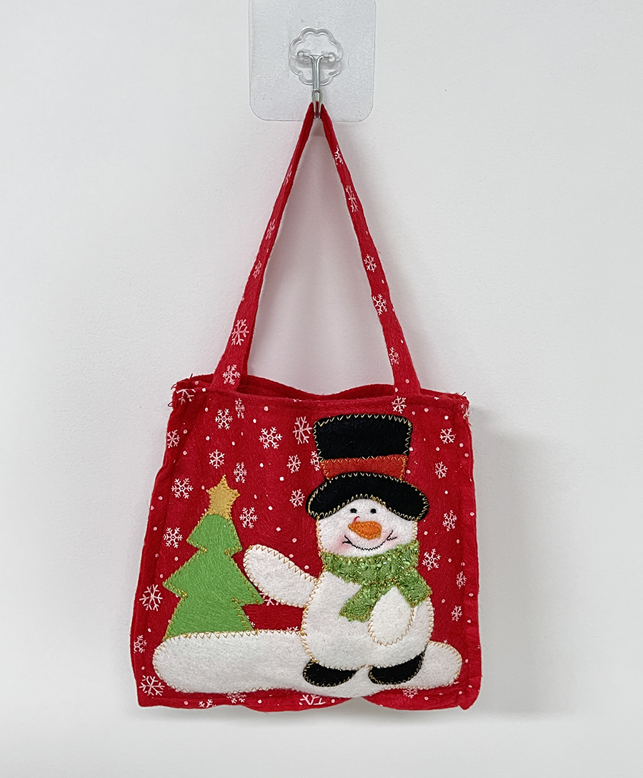 Fashion Snowman Bag Nonwoven Christmas Print Shoulder Bag,Messenger bags