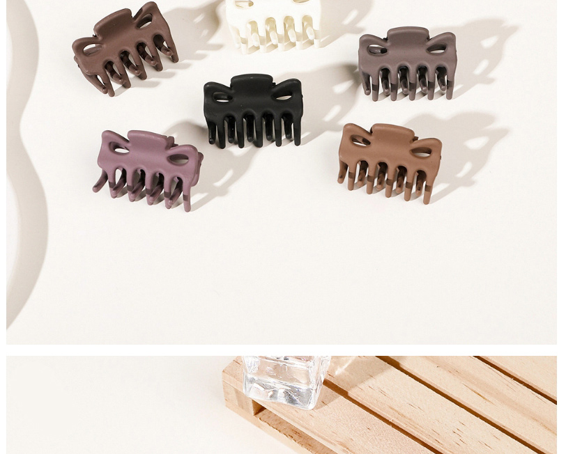 Fashion Brown Frosted Little Monster Grip,Hair Claws