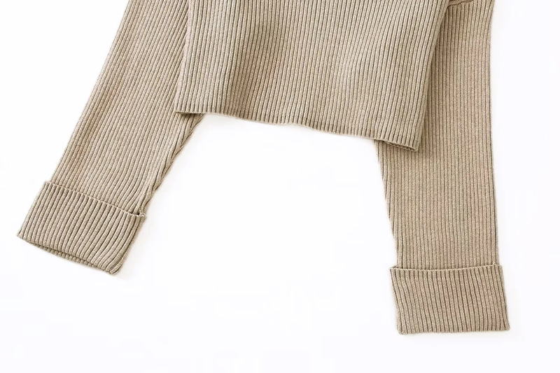 Fashion Black Wool Knit Turtleneck Sweater,Sweater