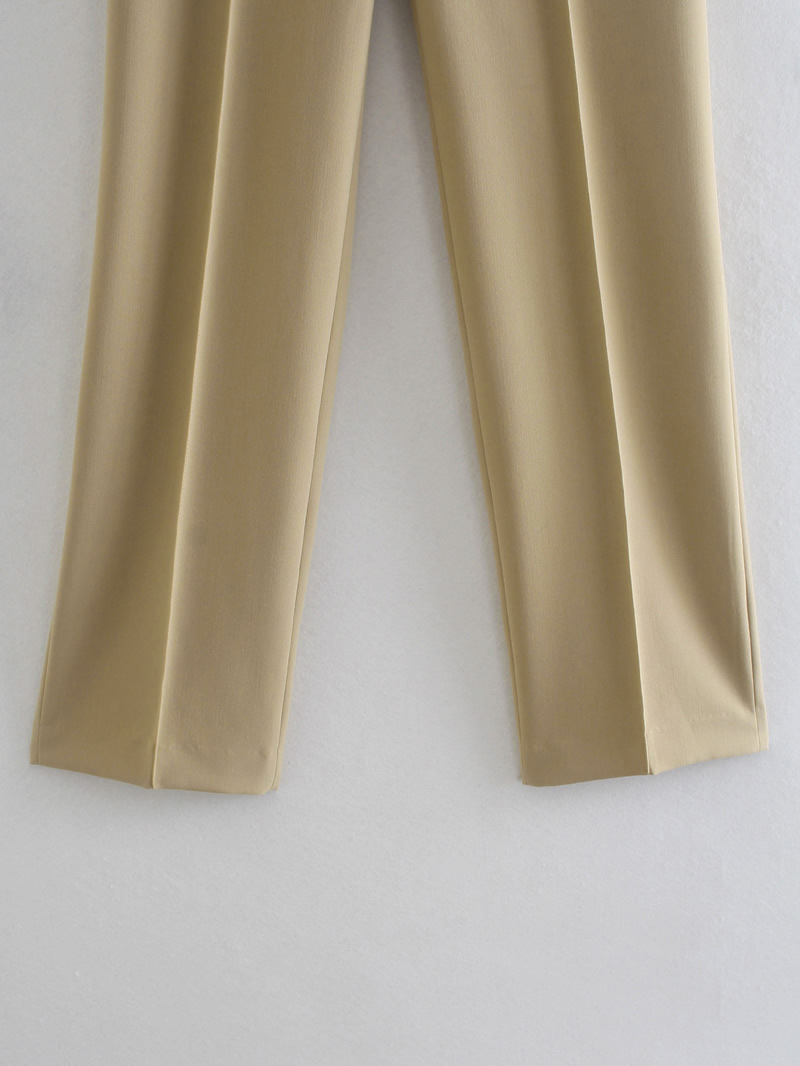 Fashion Photo Color Neutral Wind Straight Tube High Waist Trousers,Pants