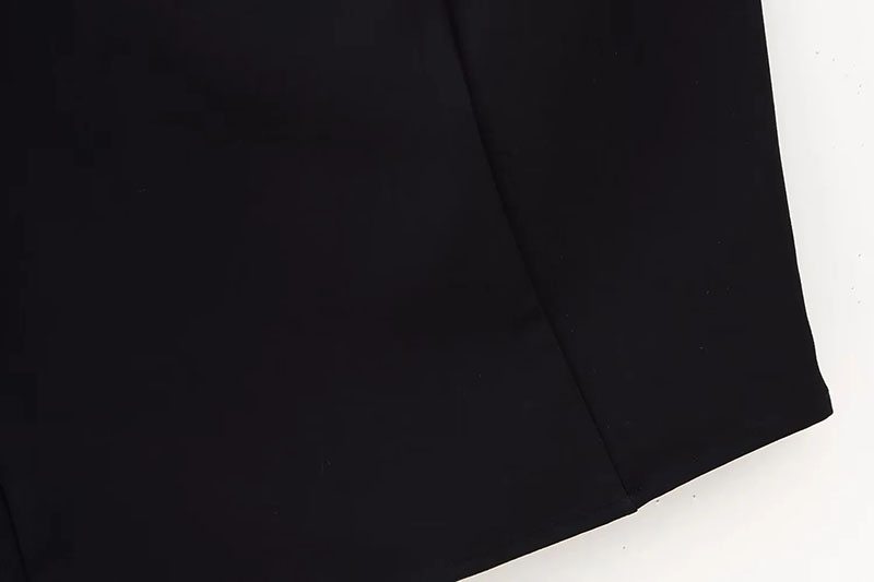 Fashion Black Beaded Neckline Asymmetric Top,Tank Tops & Camis
