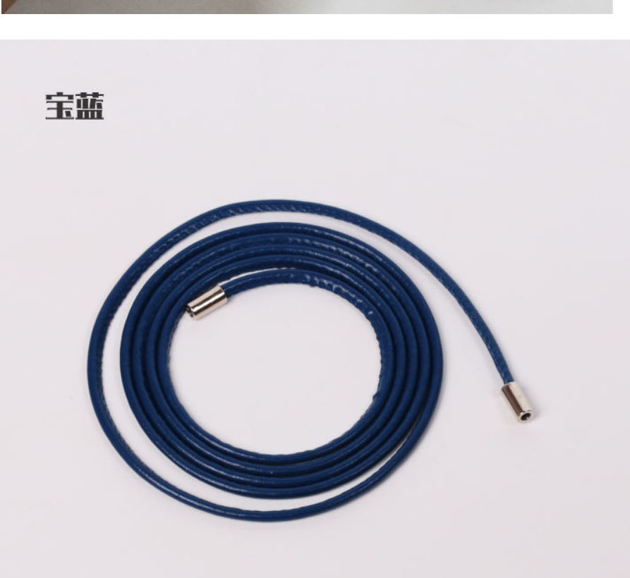 Fashion Dark Blue [dark Color] Faux Leather Rope Belt,Wide belts