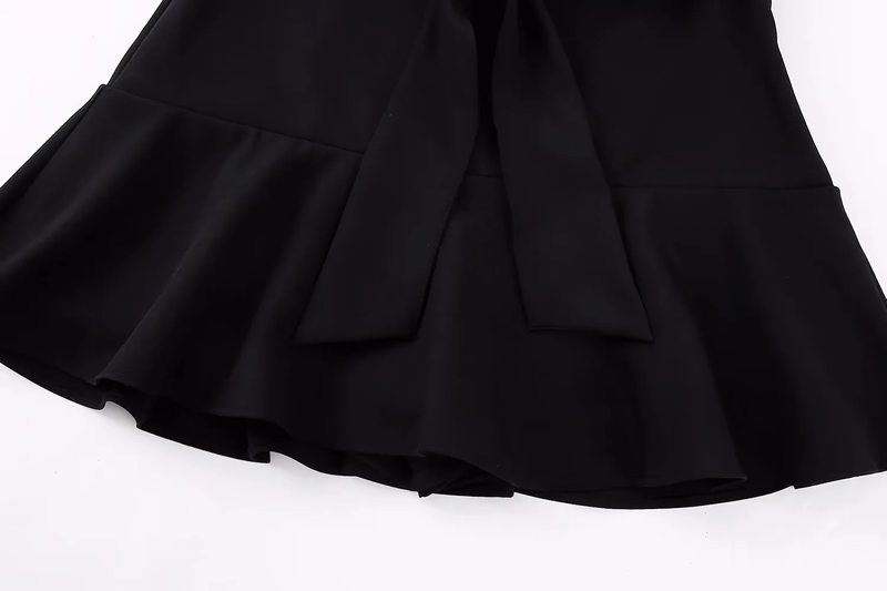 Fashion White Polyester Pleated Tie Skirt,Skirts