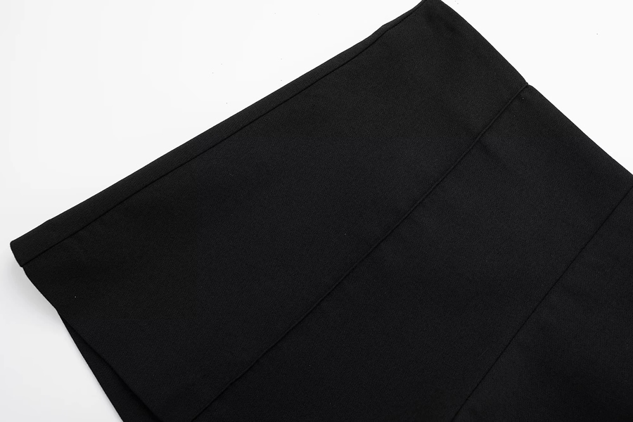 Fashion Black Polyester Threaded Shorts,Shorts
