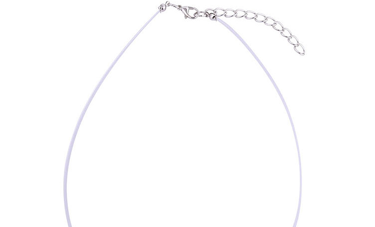 Fashion Silver Resin Plum Necklace,Pendants