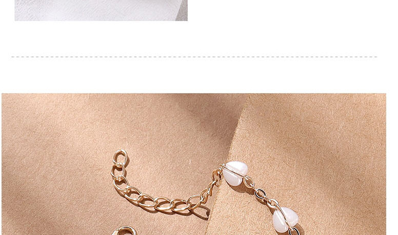 Fashion White Pearl Heart Anklet,Fashion Anklets
