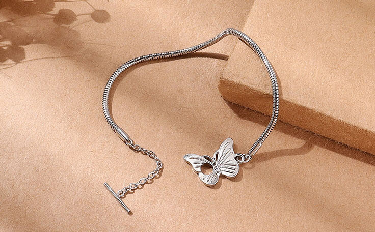 Fashion Silver Alloy Geometric Butterfly Bracelet,Fashion Bracelets