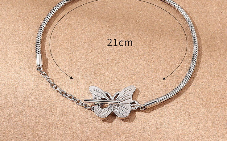 Fashion Silver Alloy Geometric Butterfly Bracelet,Fashion Bracelets