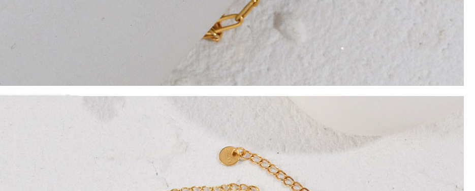 Fashion Gold Titanium And Steel Clay Beaded Shell Bracelet Set,Jewelry Set
