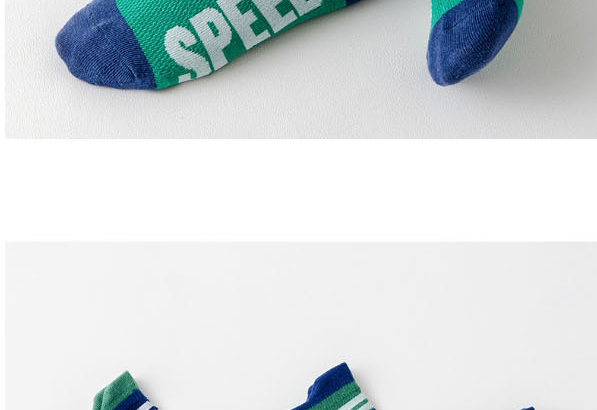 Fashion Basketball Trendy Socks [spring And Summer Mesh 5 Pairs] Cotton Printed Children