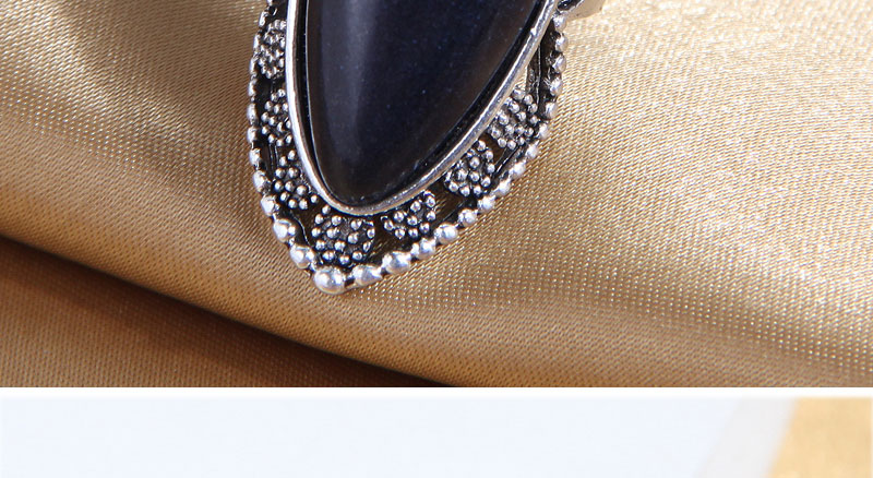Fashion Silver Alloy Geometric Turquoise Ring,Fashion Rings