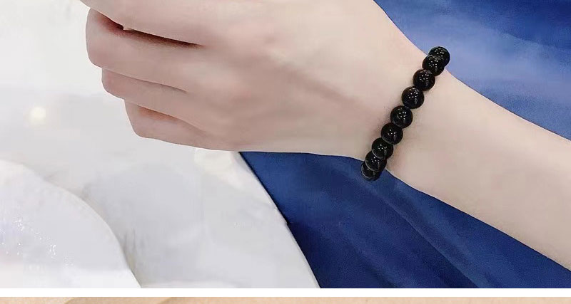 Fashion Black Geometric Beaded Bracelet,Fashion Bracelets