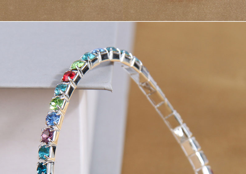 Fashion Green Alloy Diamond Prong Chain Bracelet,Fashion Bracelets