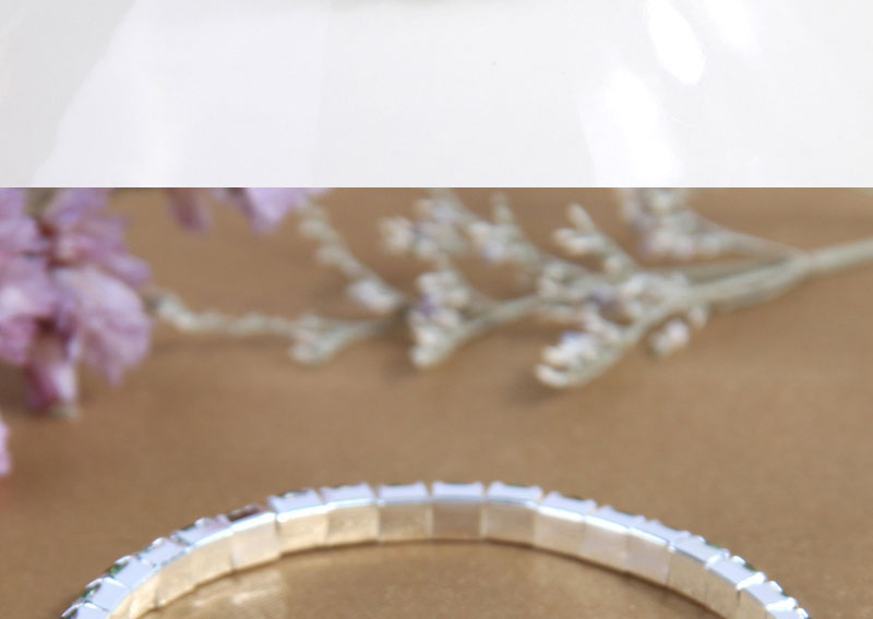 Fashion Color Alloy Diamond Prong Chain Bracelet,Fashion Bracelets