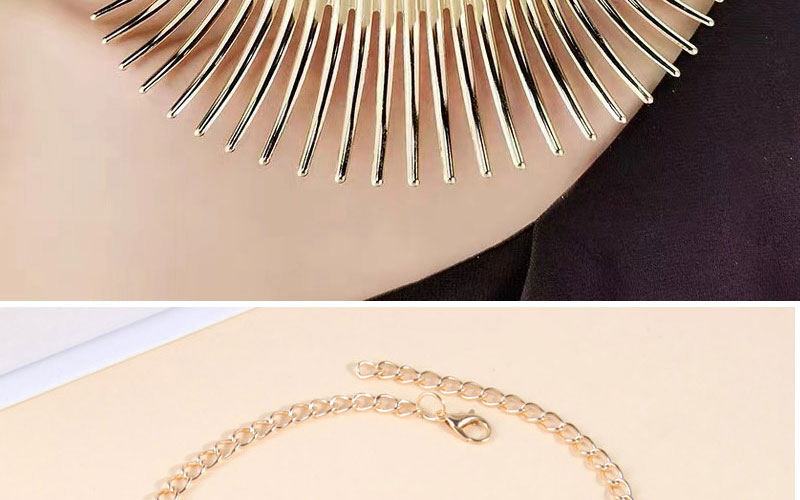Fashion Gold-2 Alloy Hedgehog Collar,Chokers